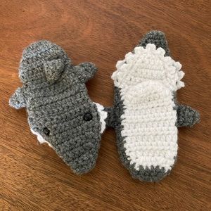 Baby booties - shark